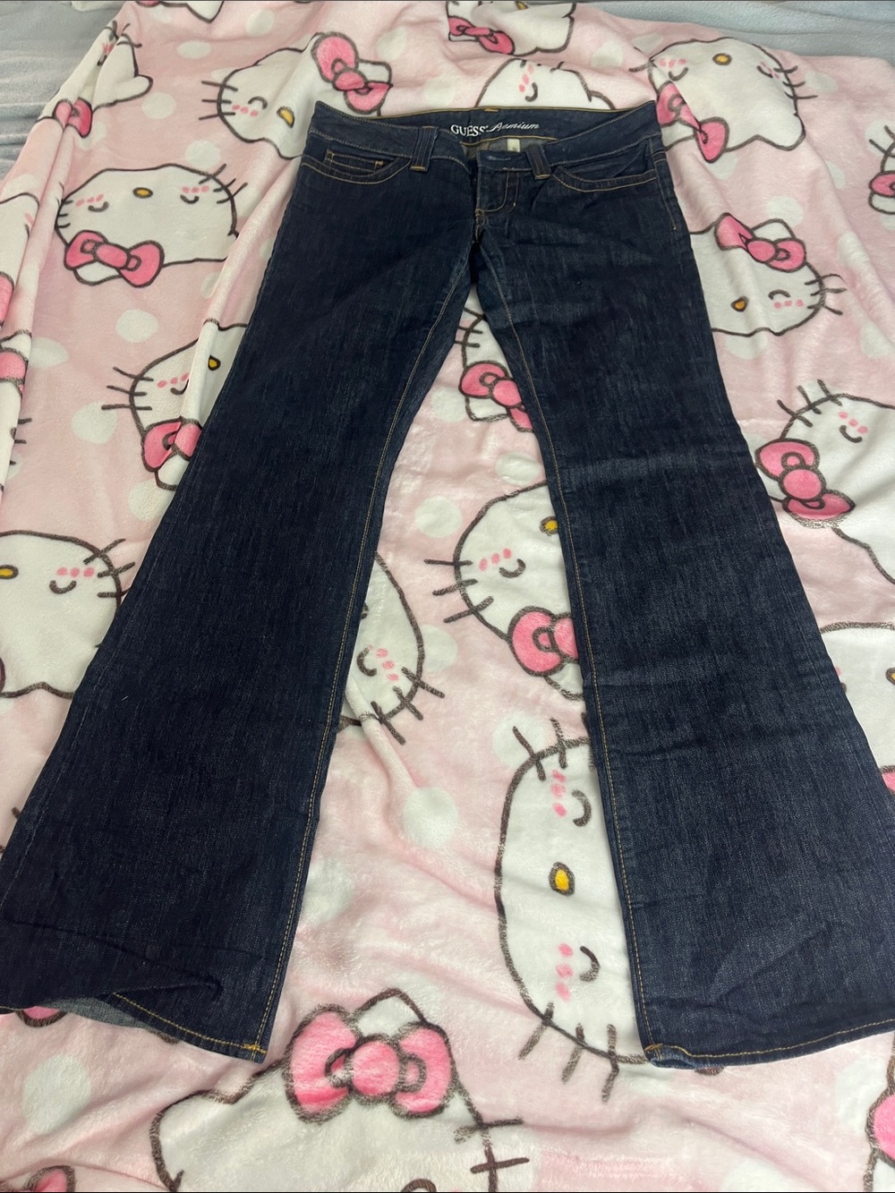 Guess Dark Blue Flare Jeans